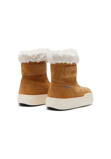 Brown faux-shearling suede boots Moon boot kids - kids MOON BOOT KIDS | 80D3440040KL003